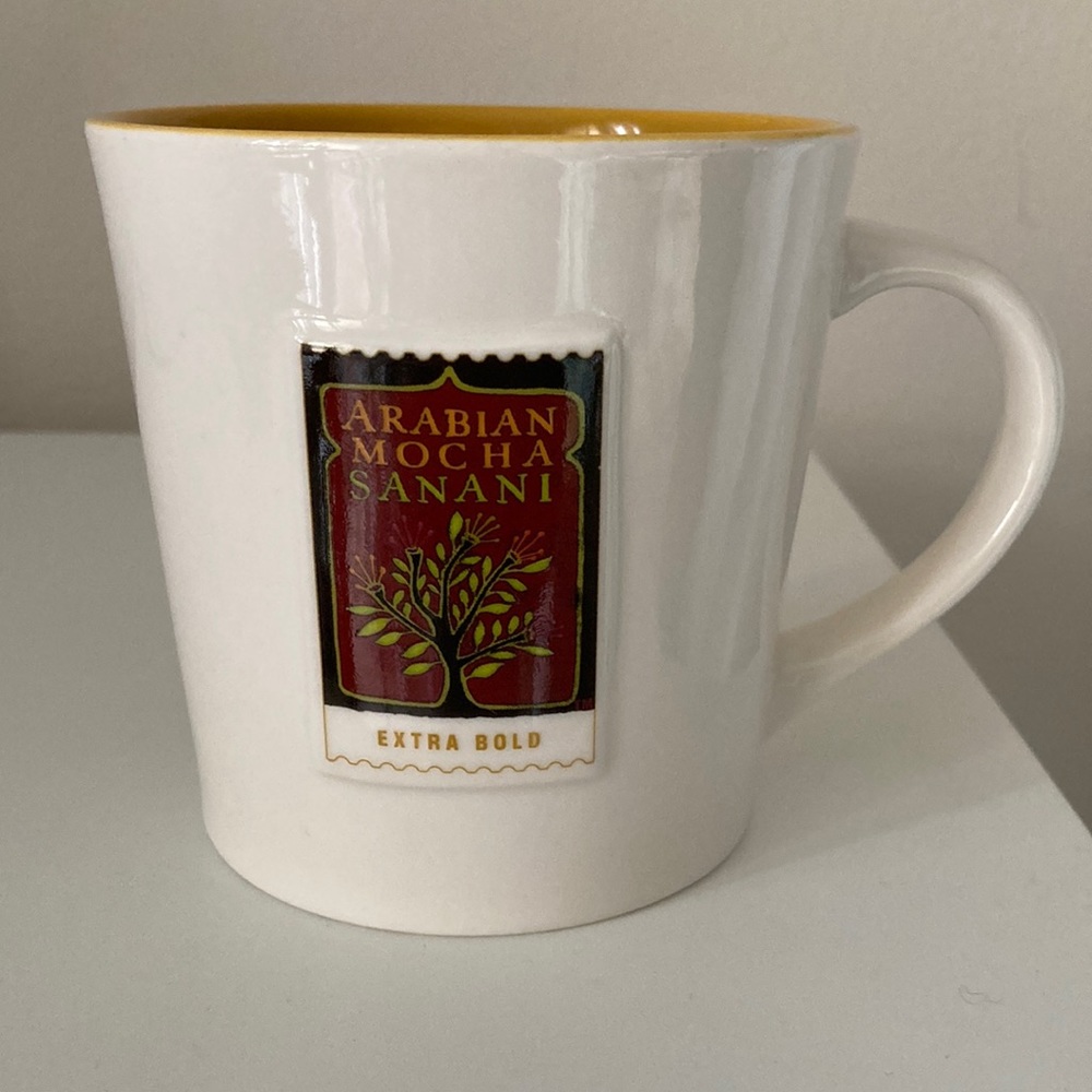 Starbucks Africa Arabia Arabian Mocha Sanani Extra Bold Coffee Mug Cup Pristine